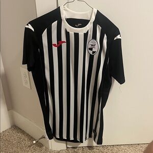 Joma Siena Black and White Striped Jersey